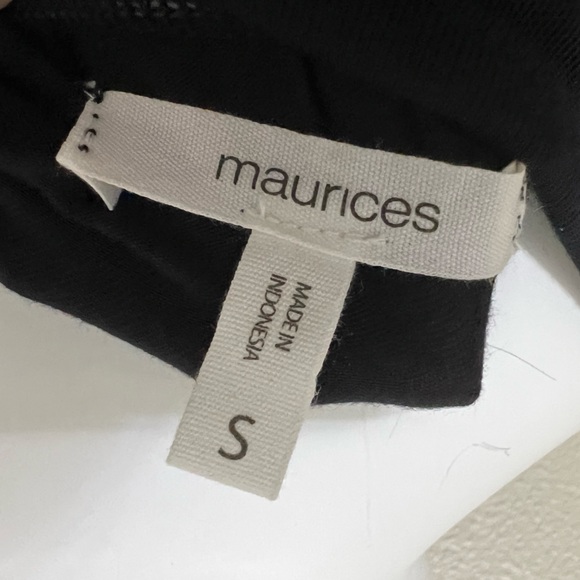 3/$15 Maurice’s Black Sheer Top Black Dress - Picture 4 of 5
